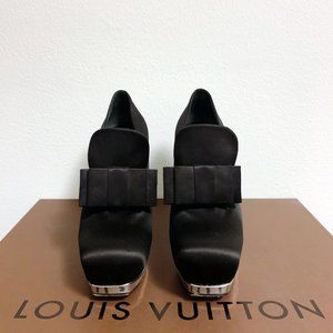MIU MIU Black Platform Bootie